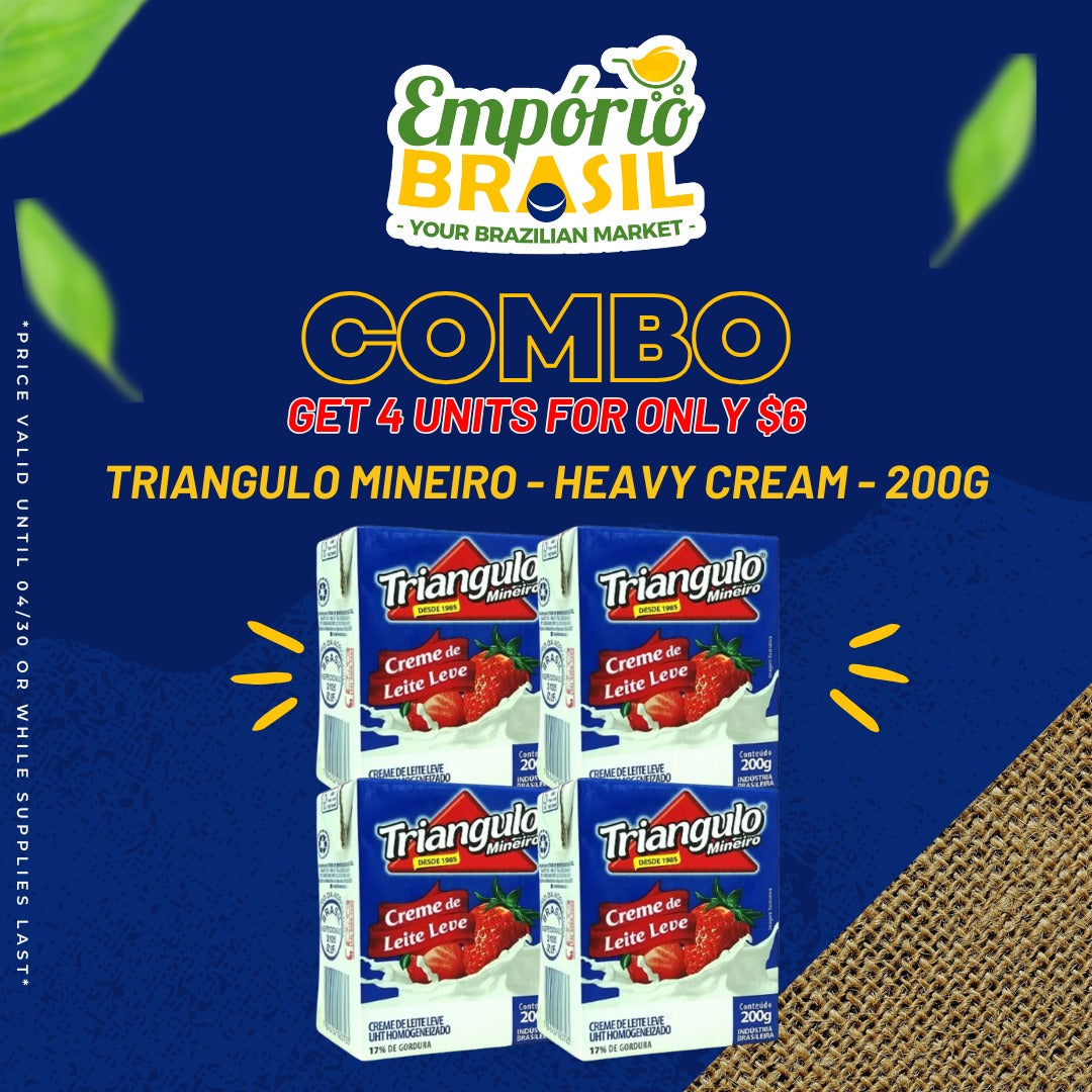 TRIANGULO MINEIRO - Heavy cream - 200g - COMBO 4 units per $6