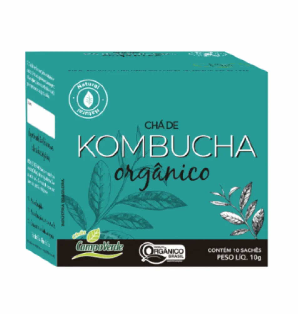 CAMPO VERDE - Organic Kombucha tea - 10 sachets - FINAL SALE - EXPIRED or CLOSE TO EXPIRY