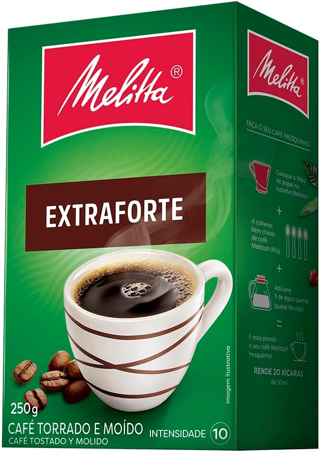 MELITTA - Café Extra Forte 250g - BB/MA: 19/MA/2024