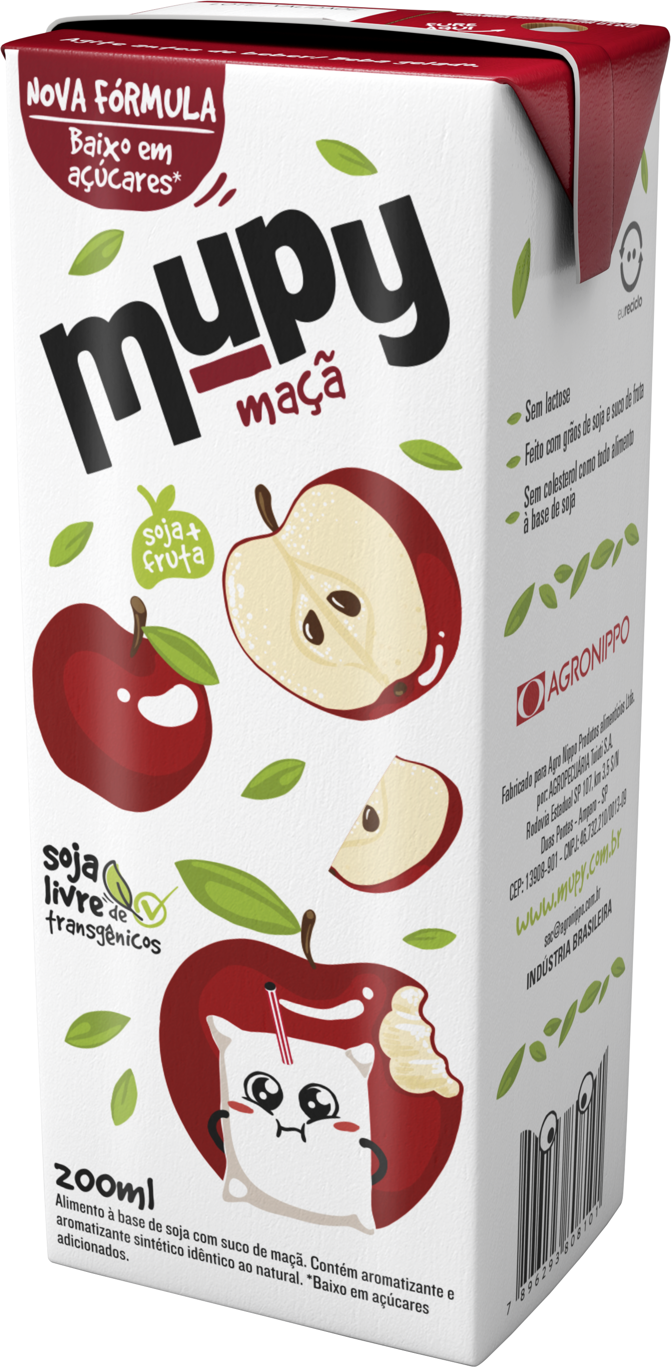 MUPY - Soy Based Drink - Apple - 200 ml