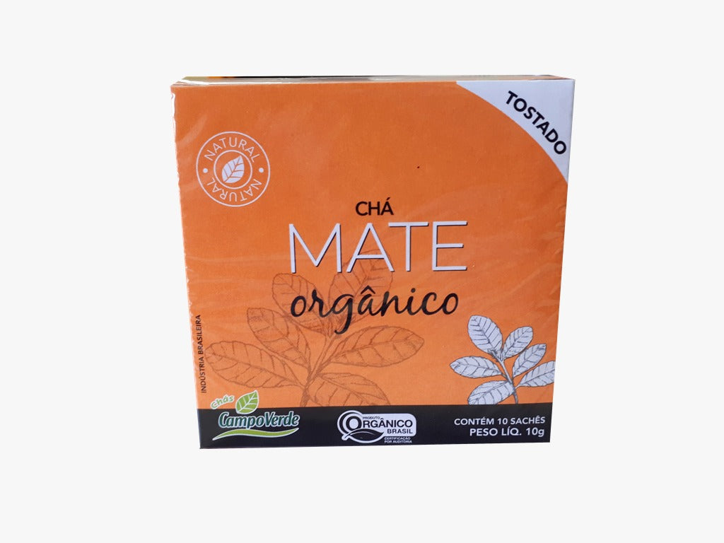 CAMPO VERDE - Chá mate orgânico - 10 sachês