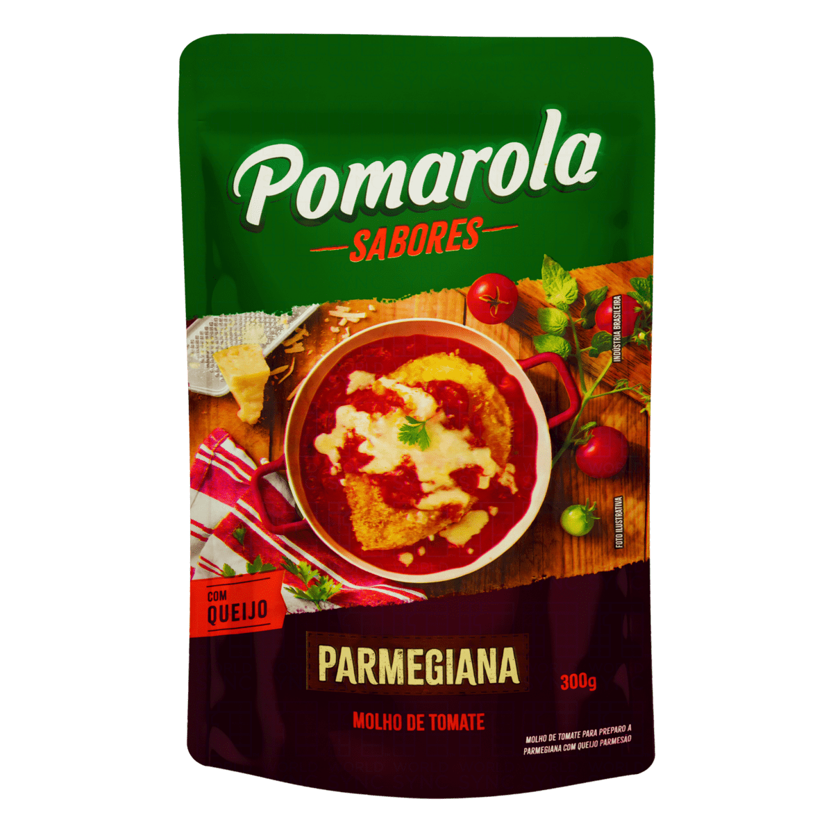 POMAROLA - Molho de tomate a parmegiana - 300g - VENDA FINAL - EXPIRADO ou PERTO DE EXPIRAR