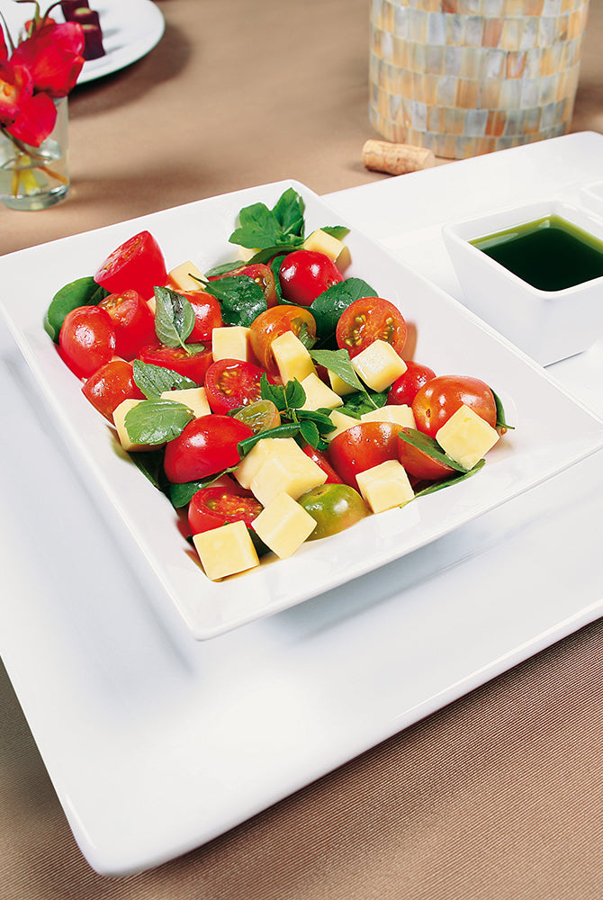 FINAL SALE - Quartier White 20 Pieces Dinnerware Set Service for 4