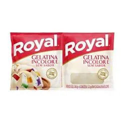 ROYAL - Colorless, unflavored gelatin - 24g (2 sachets of 12g)