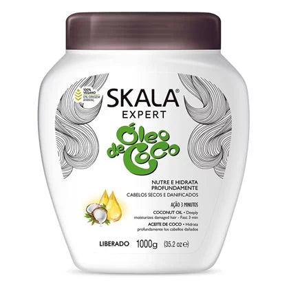 SKALA - Crème hydratante à l'huile de coco pour les cheveux - 1kg