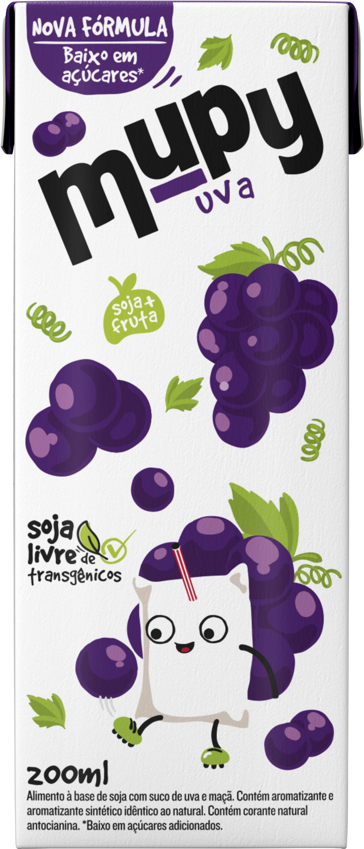 MUPY - Soy Based Drink - Grape - 200 ml