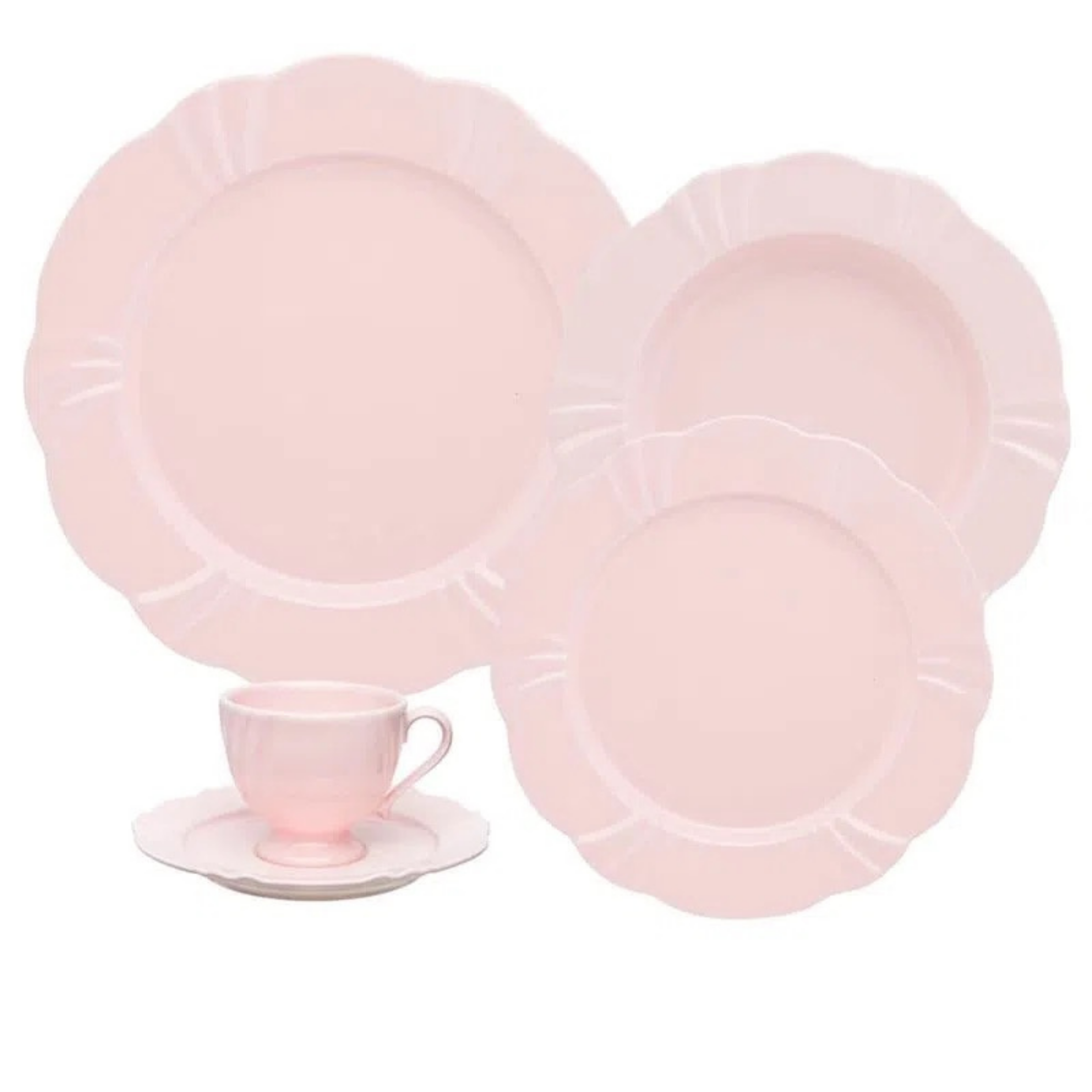 Soleil Blush 20 Pieces Dinnerware Set Service for 4