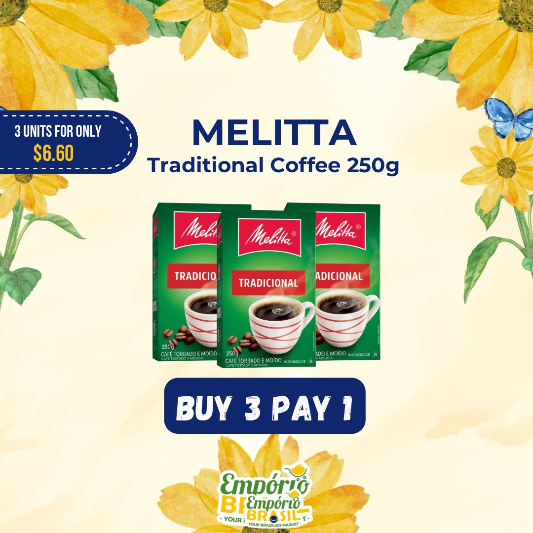 MELITTA - Traditional Coffee 250g - BUY 3 PAY 1 - FINAL SALE - EXPIRED or CLOSE TO EXPIRY