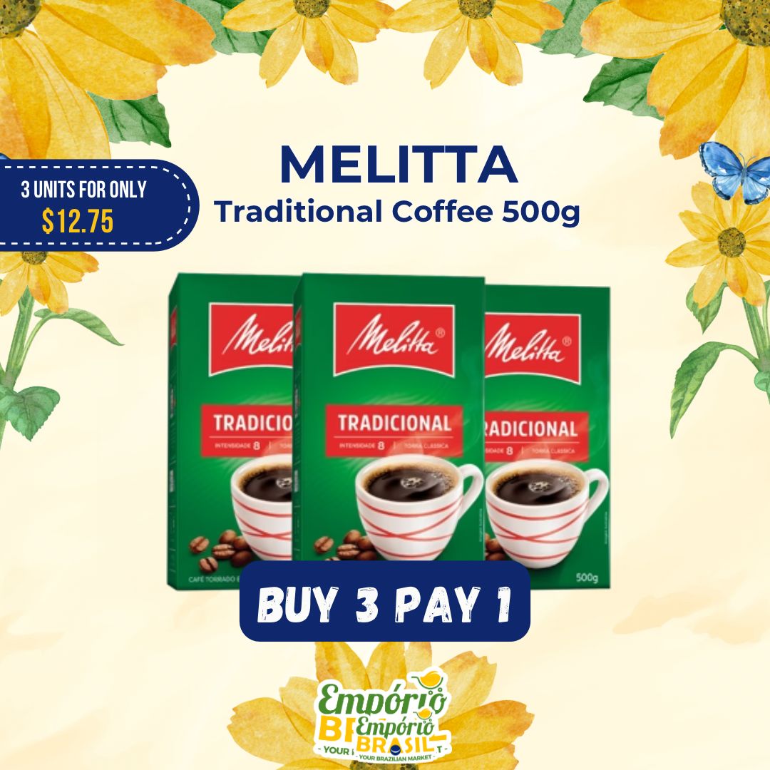 MELITTA - Traditional Coffee 500g - BUY 3 PAY 1 - FINAL SALE - EXPIRED or CLOSE TO EXPIRY