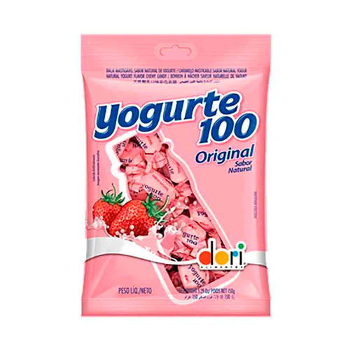 DORI - Bala de iogurte de morango - 100g