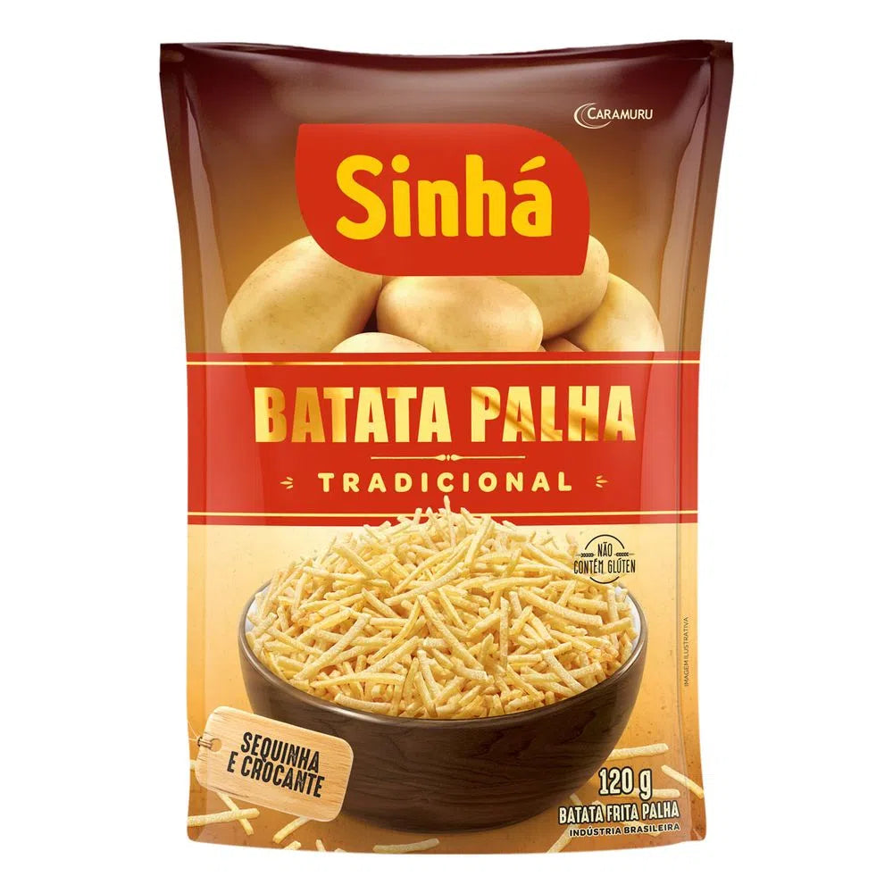 SINHA - Pommes de terre paille - 120g - VENTE FINALE - EXPIREE ou PROCHE DE L'EXPIRATION