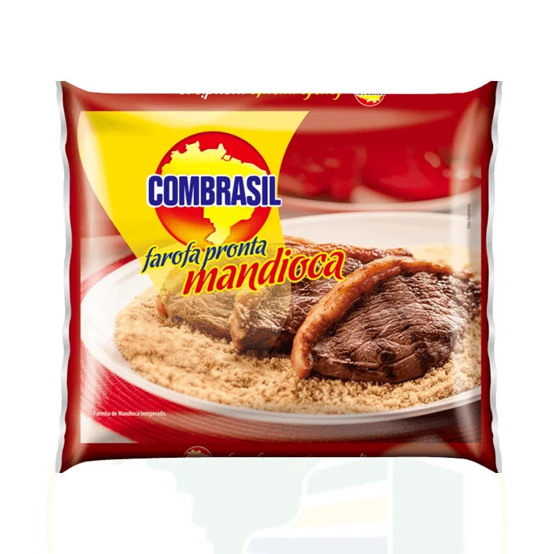 COMBRASIL - Farinha de mandioca temperada (farofa) **ESPECIAL VENC: 23/11/2023**