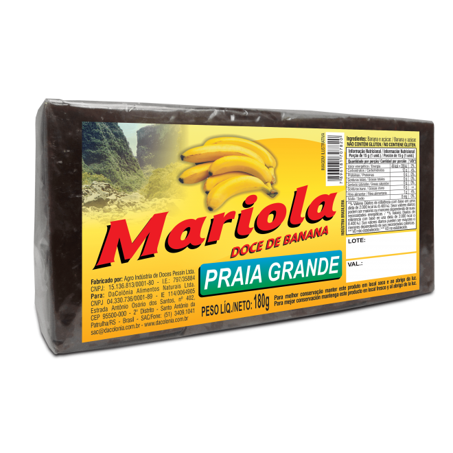 DA COLONIA - Pâte de Banane "Mariola" - 200g