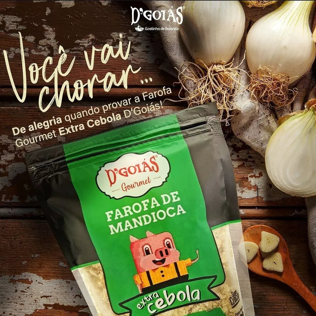 D'GOIAS - Extra Onion manioc flour 300g (farofa)