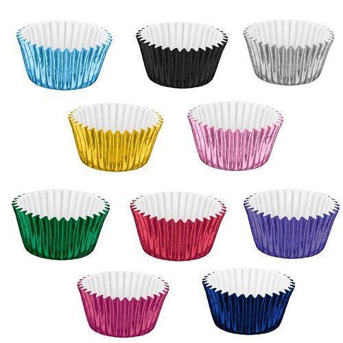 ASSORTED BRANDS - Metalic colors Candy Paper Cups - size #5