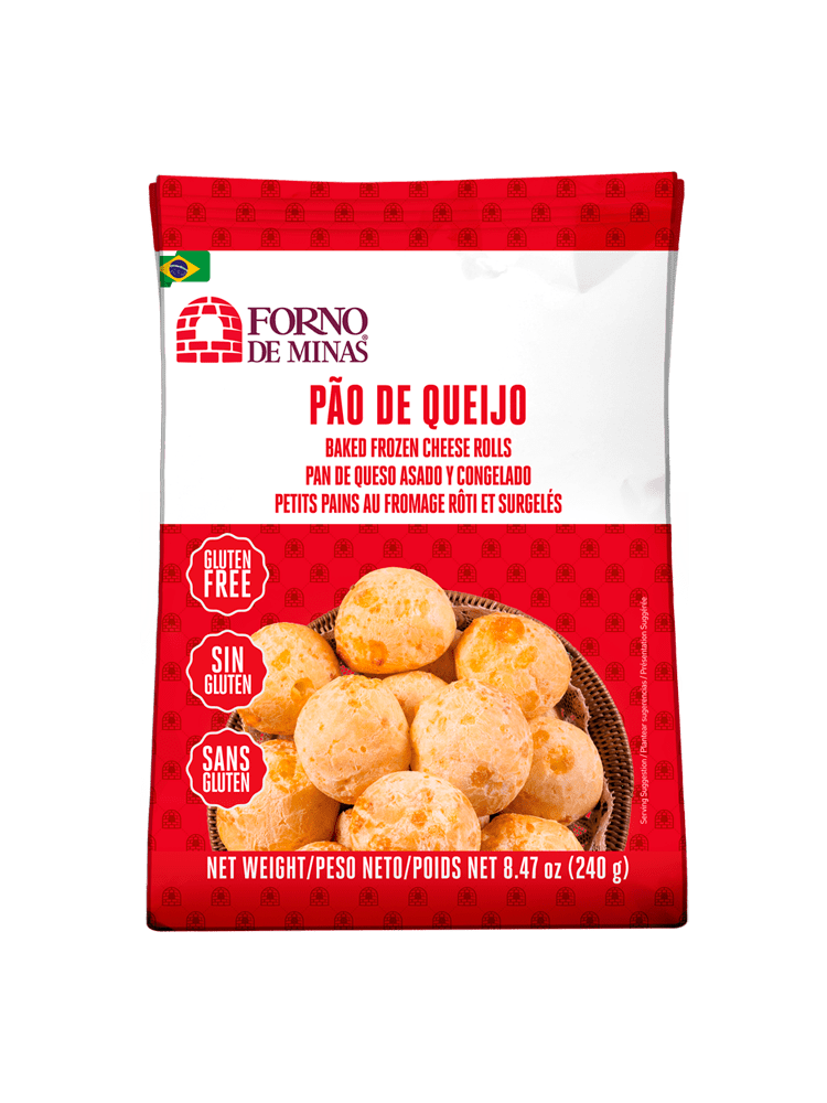 FORNO DE MINAS - Traditional Baked Frozen Cheese Rolls - 240g