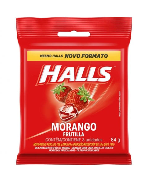 MONDELEZ - STRAWBERRY HALLS - 84g (3 uni)