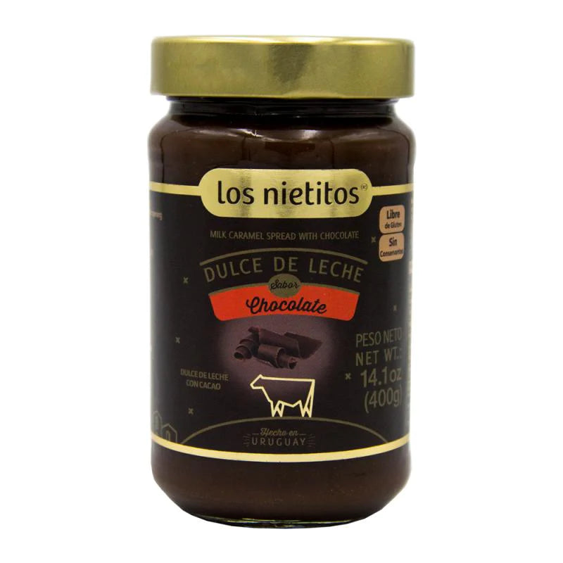 LOS NIETITOS - Chocolate Dulce De Leche Spread - 400g - FINAL SALE - EXPIRED or CLOSE TO EXPIRY