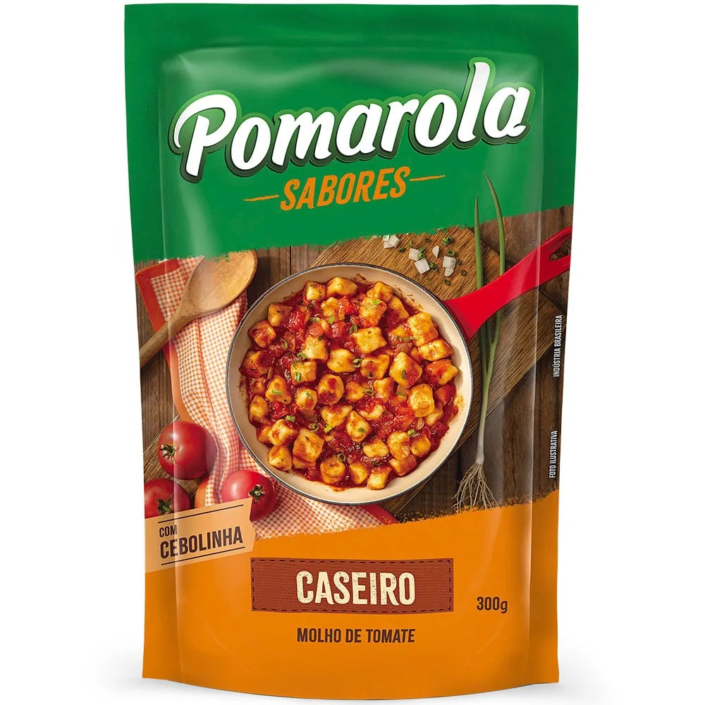 POMAROLA - Molho de tomate tradicional "caseiro" - 300g - VENDA FINAL - EXPIRADO ou PERTO DE EXPIRAR