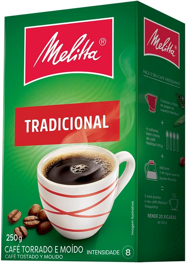 MELITTA - Café Tradicional 250g - BB/MA: 19/MA/2024