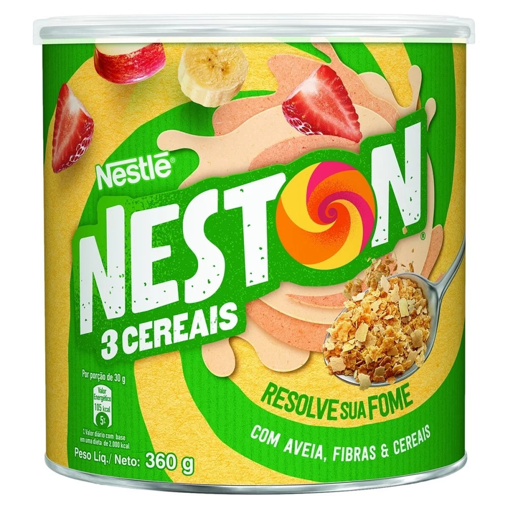 NESTLÉ - Neston 3 Cereais - 360g - VENDA FINAL - EXPIRADO ou PERTO DE EXPIRAR