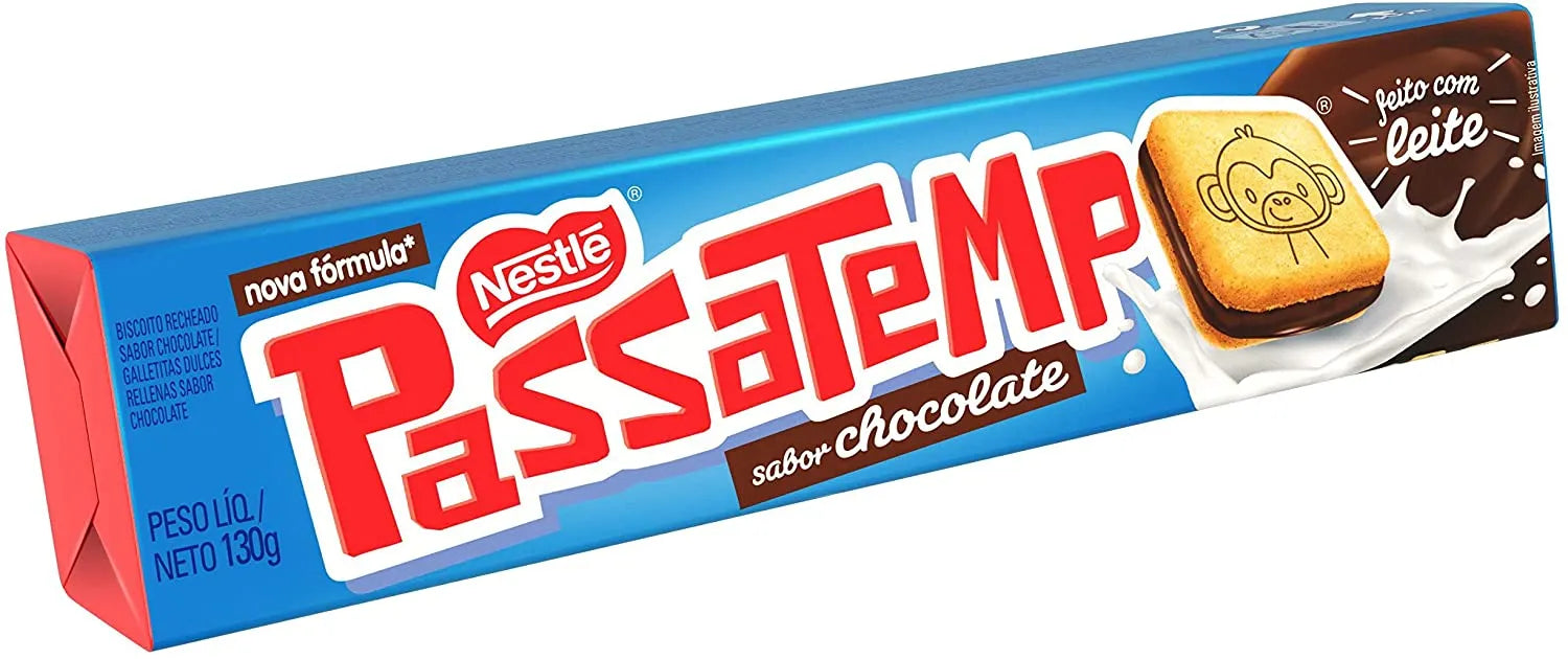 NESTLE - Passatempo Chocolate Sandwich Cookies - 130g