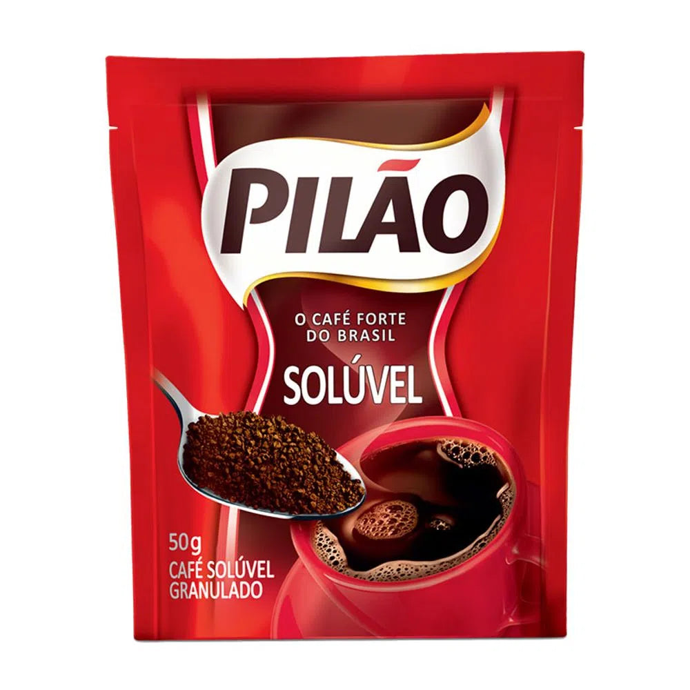 PILAO - Café instantâneo (Sachet) - 50g *ESPECIAL VENC: 18/01/2024**