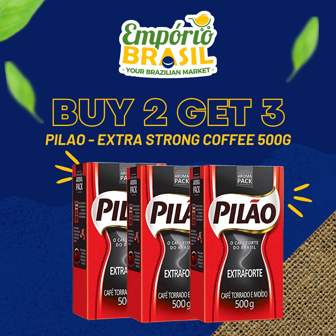 PILAO - Café Preto 500g - COMPRE 2 e LEVE 3 - VENDA FINAL - EXPIRADO ou PRÓXIMO DE EXPIRAR