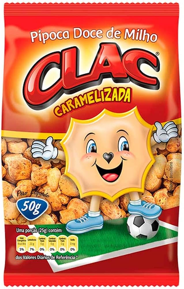 CLAC - Pipoca doce de milho caramelizada - 50g