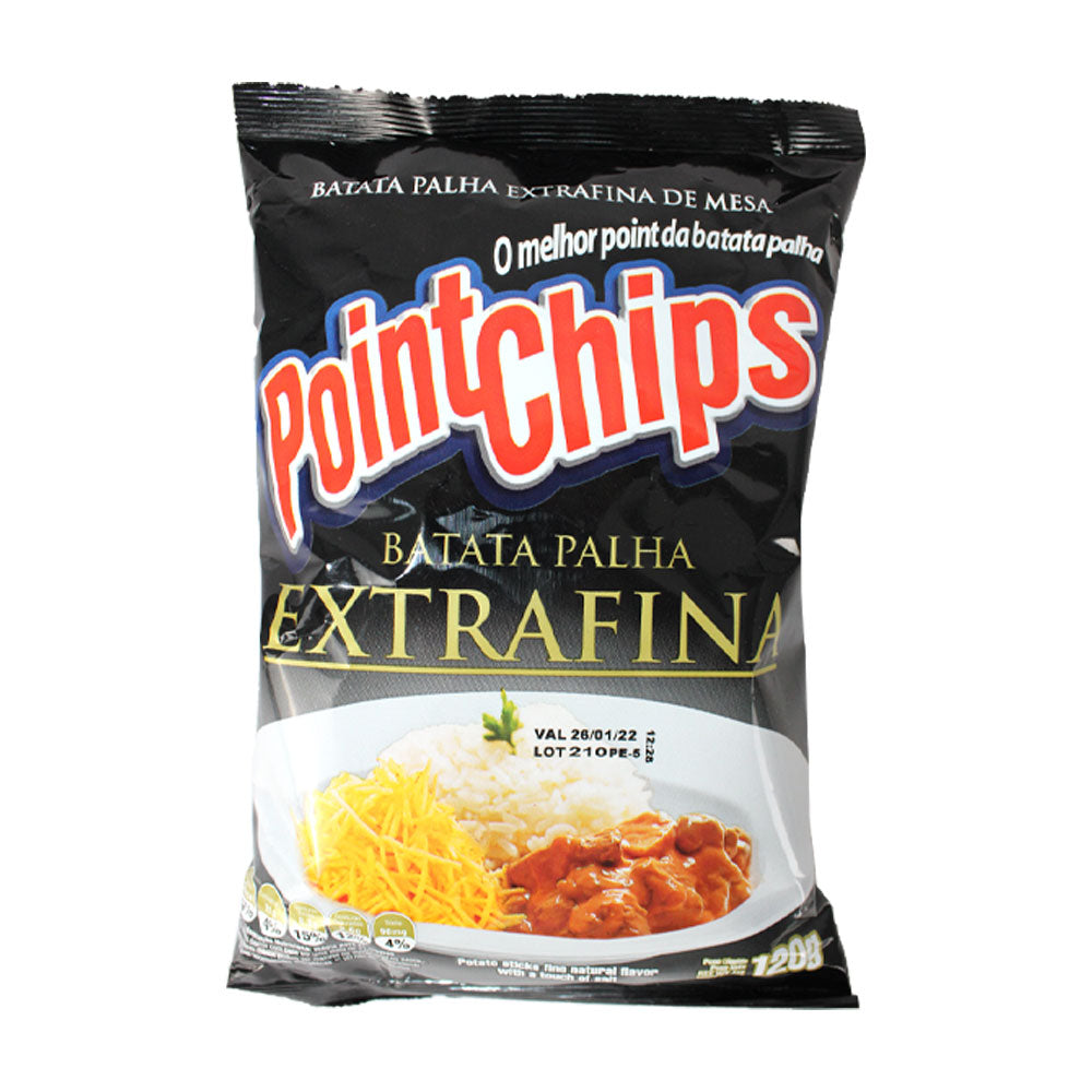 POINT CHIPS  - Pommes de terre à la paille extra-fines - 120g - VENTE FINALE - EXPIREE ou PROCHE DE L'EXPIRATION
