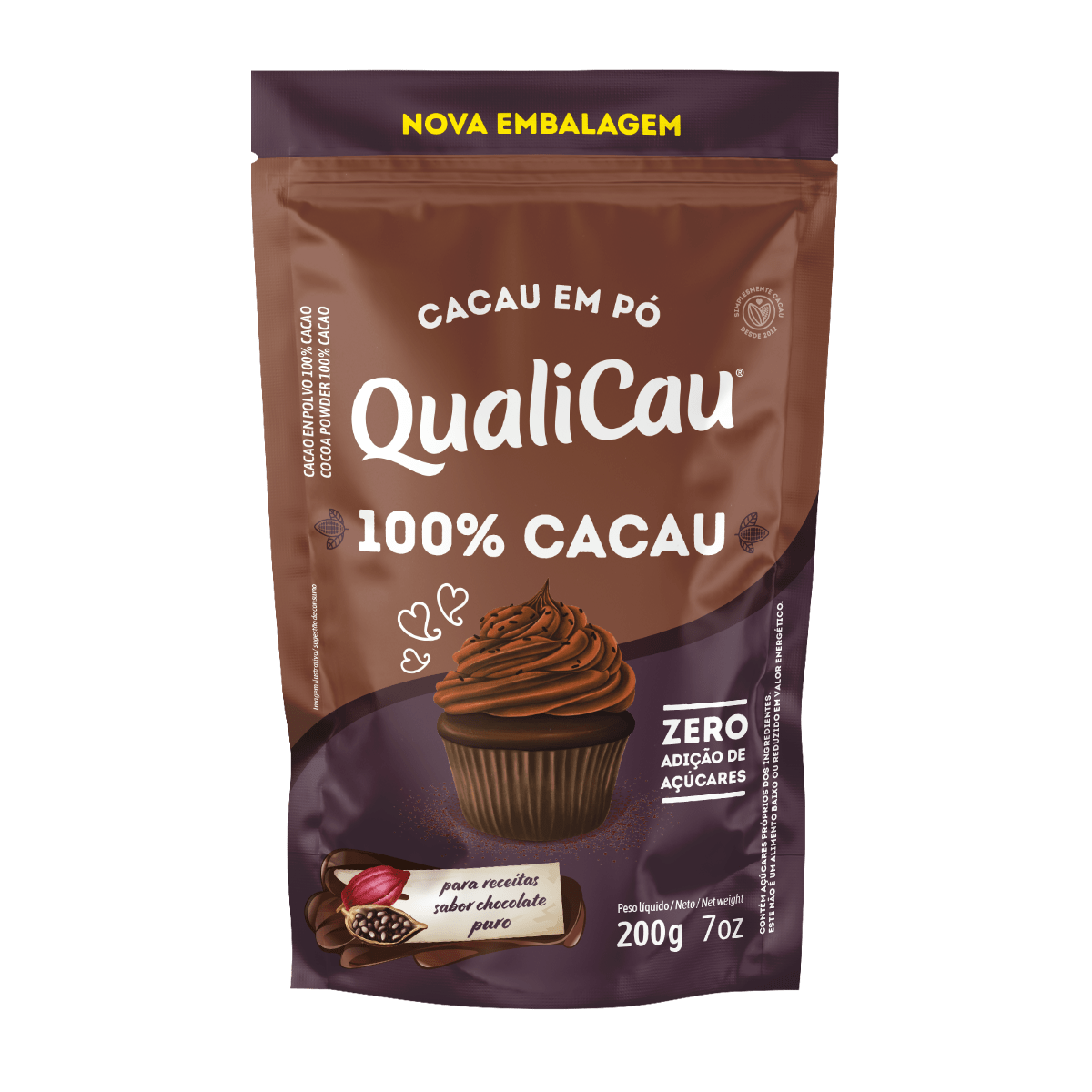 QUALICOCO - Qualicau | Cocoa Powder - 200g - FINAL SALE - EXPIRED or CLOSE TO EXPIRY