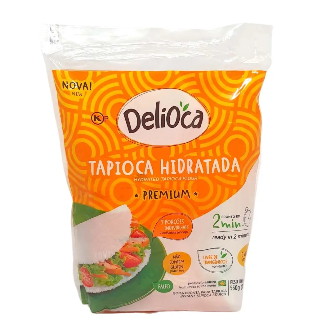 DELIOCA - Farine de tapioca (7 sachets individuels de 80g) - 560g au total