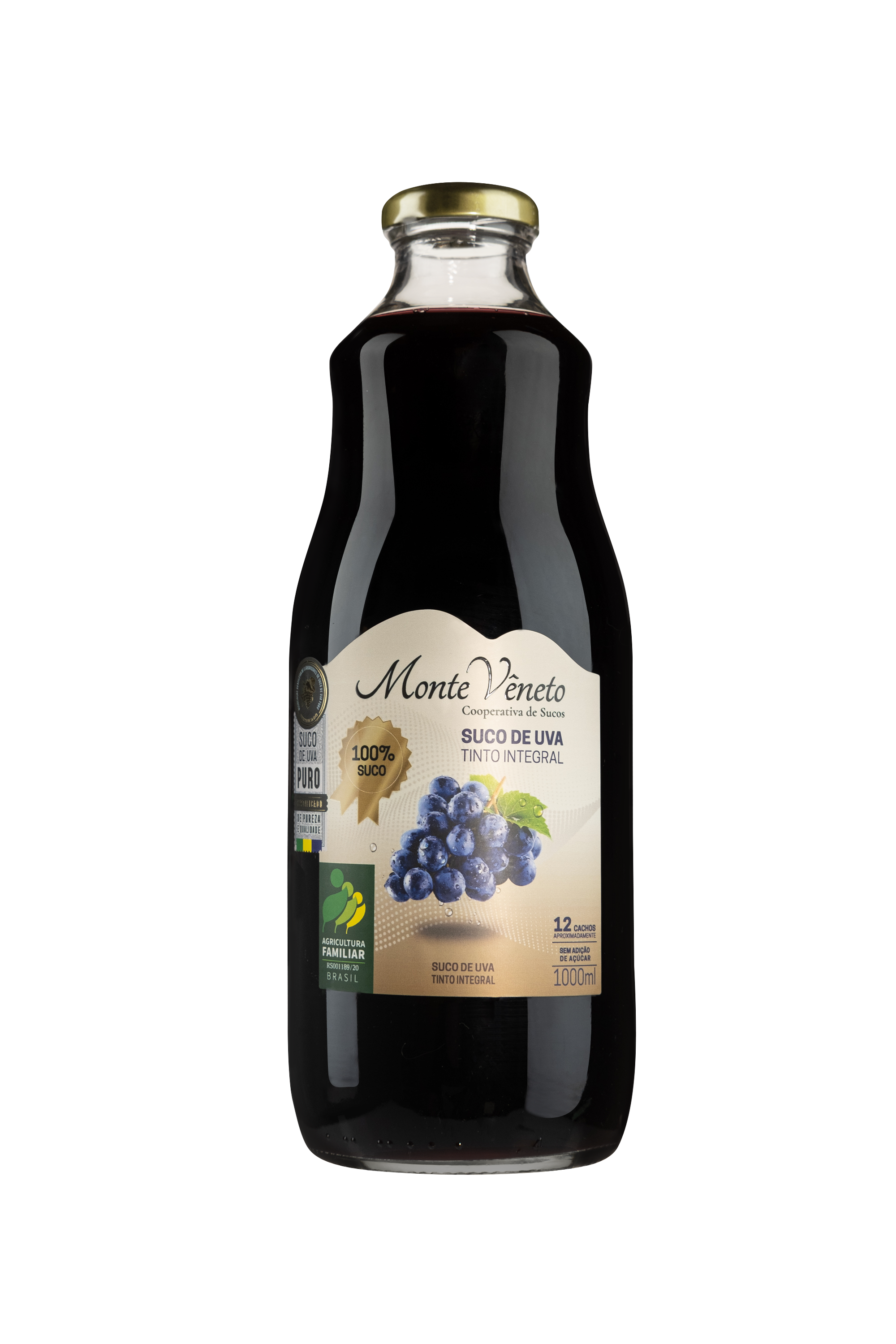 MONTE VENETO -  Whole Red Grape Juice - 1000ml