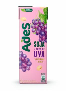 ADES – Bebida à Base de Soja - Uva - VENDA FINAL - EXPIRADO ou PERTO DE EXPIRAR