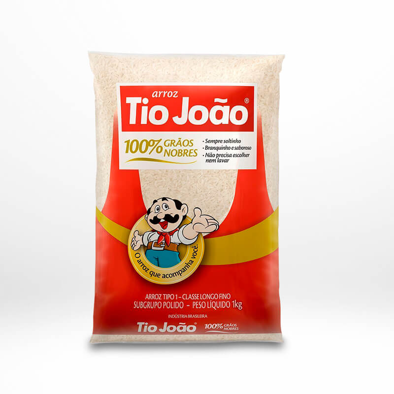 TIO JOAO - Arroz 100% Grãos Nobres 1kg