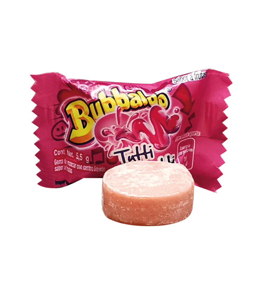 ADAMS - Bubbaloo Bubble Gum Tutti Frutti - VENTE FINALE - EXPIREE ou PRESQUE EXPIRÉE