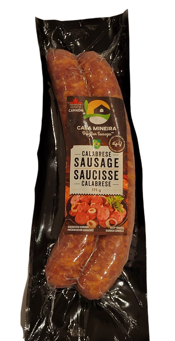 CASA MINEIRA - Smoked Calabresa Pork Sausage 375g - FINAL SALE - EXPIRED or CLOSE TO EXPIRY