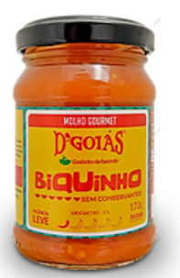 D'GOIAS - Molho Pimenta Biquinho Gourmet 200G BB/MA: 01/02/2024