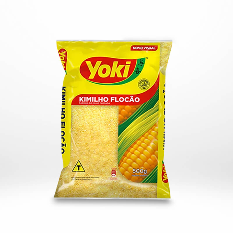 YOKI - Farinha De Milho Em Flocos - Flocão (Kimilho) 500g