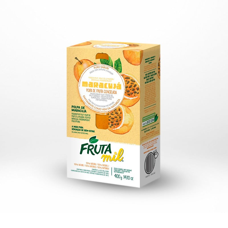 FRUTAMIL - Fruit Pulp (Passion fruit with seeds) - FINAL SALE - EXPIRED or CLOSE TO EXPIRY