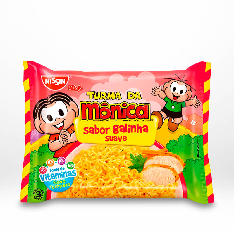 NISSIN TURMA DA MONICA - Instant Noodle (Mild Chicken) - 80g