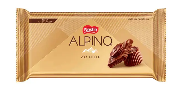 NESTLÉ - Barra de Chocolate "Alpino" **ESPECIAL: VENC 17/08/2023**