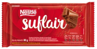 NESTLÉ - Barra de Chocolate "Suflair" **ESPECIAL: VENC 20/09/2023**