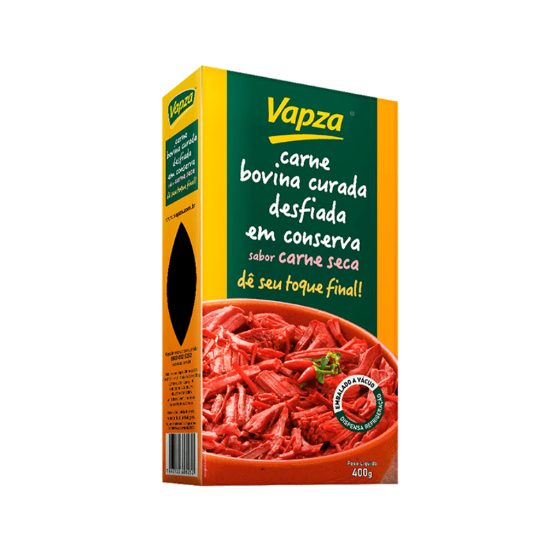 VAPZA - Jerked Beef 400g - VENDA FINAL - EXPIRADO ou PRÓXIMO DE EXPIRAR