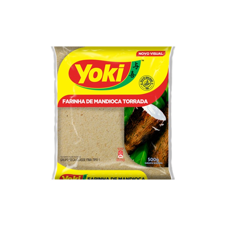 YOKI - Farinha de Mandioca Torrada 500g **ESPECIAL: VENC 10/08/2023**