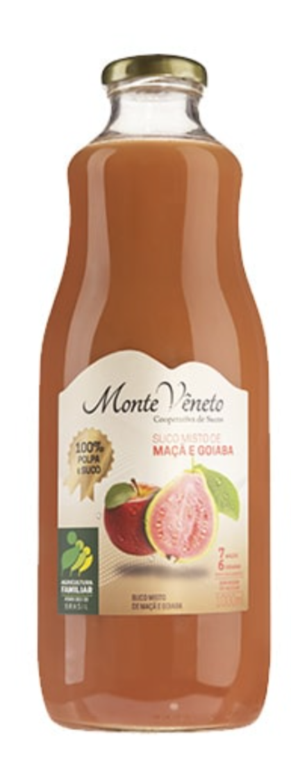 MONTE VENETO - Guava and Apple Juice 1000ml - FINAL SALE - EXPIRED or CLOSE TO EXPIRY